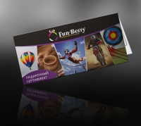 Универсальный подарочный сертификат Fun-Berry на 500 рублей -  Подарочные сертификаты и подарки-впечатления | Интернет-магазин Fun-Berry, Новосибирск